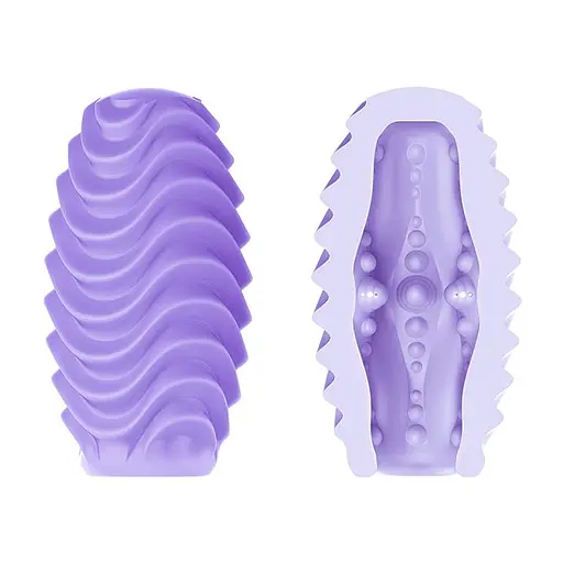 Мастурбатор яйцо Pretty Love Double-Sided Egg фиолетовый - фото 5