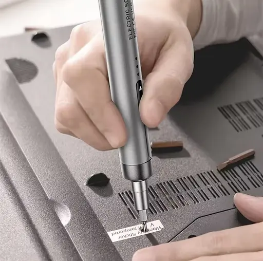 Аккумуляторная отвертка 46 в 1 с магнитными битами. Черная - фото 11