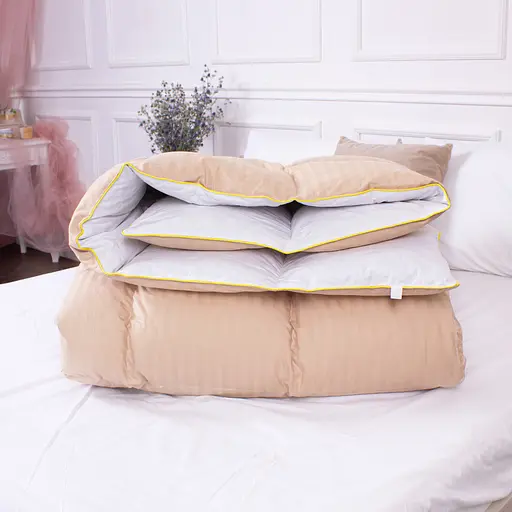 Ковдра пухова MirSon Carmela 032, king size, 240x220, бежева (2200000018472) - фото 20