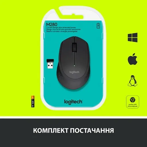 Мишка Logitech M280 Wireless Black (910-004287) - фото 8