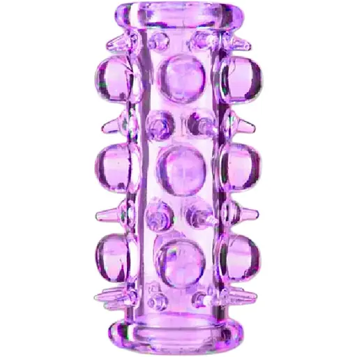 Насадка на пенис Boss Series Stretchy Sleeve 7 см фиолетовый