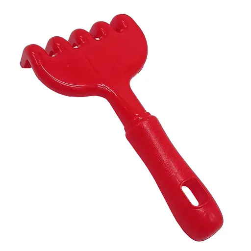 Детские игрушечные грабли "Г-5" 1-107 размер 18,5 см Красный