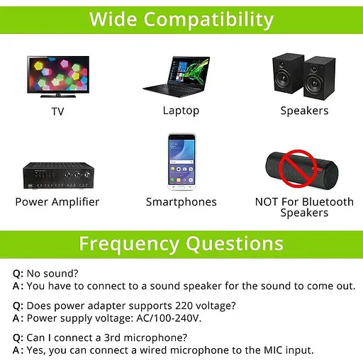 Ручная микрофонная система LiNKFOR UHF, перезаряжаемая - фото 2