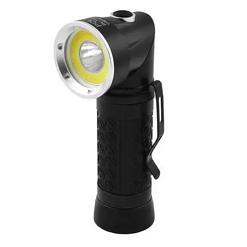 Ручной фонарь BL-1822-T6+COB (белый + красный) + магнит + ЗУ220/12В + 18650 (3хААА) + 4 режима - фото 2