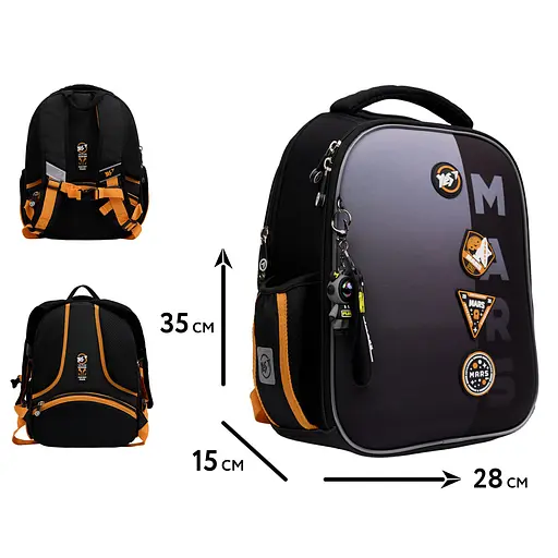 Рюкзак шкільний каркасний Yes Mars H-100 - фото 2