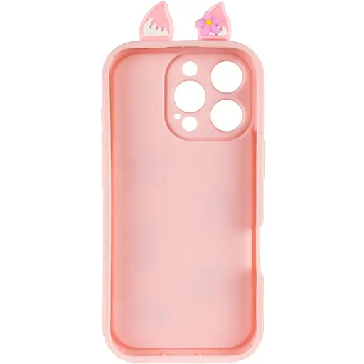 Чохол Epik TPU Toys Case with Ears для Apple iPhone 16 Pro 6.3 Light Pink - фото 3