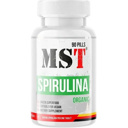 Натуральна добавка MST Spirulina, 90 таблеток