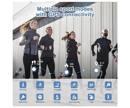 Умные часы Blackview R30 черные - фото 7