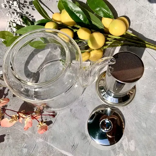 Заварочный чайник Edenberg EB-19038 термостойкий до 500° из жаропрочного стекла 1,5 л - фото 4