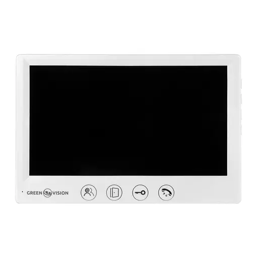 Відеодомофон GreenVision GV-057-AHD-M-VD7SD кольоровий AHD білий