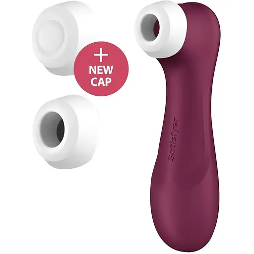 Вакуумний кліторальний стимулятор Satisfyer Pro 2 Generation 3 with Liquid Air Бордовий - фото 6