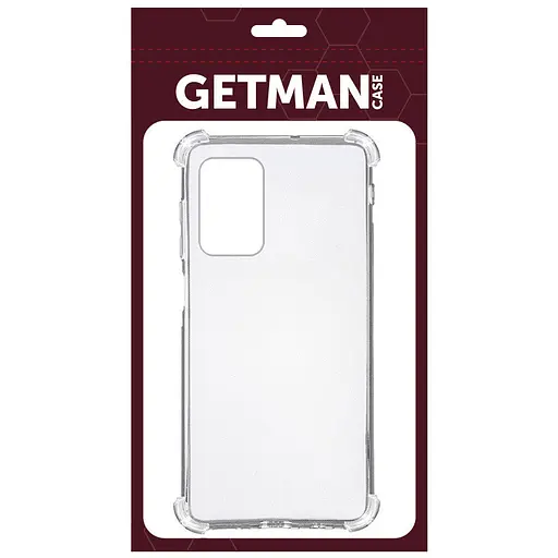 TPU чохол GETMAN Ease logo посилені кути для Samsung Galaxy A32 5G Безбарвний (прозорий) - фото 2