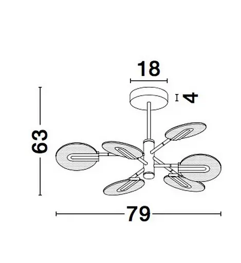 Світильник підвісний GENTI Nova Luce 9545406 - фото 5