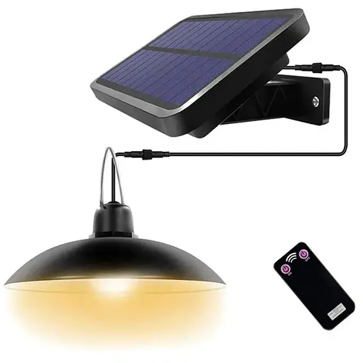 ENCOFT Сонячні ліхтарі Відкритий світлодіодний IP65 Водонепроникний сонячний підвісний світильник з дистанційним керуванням