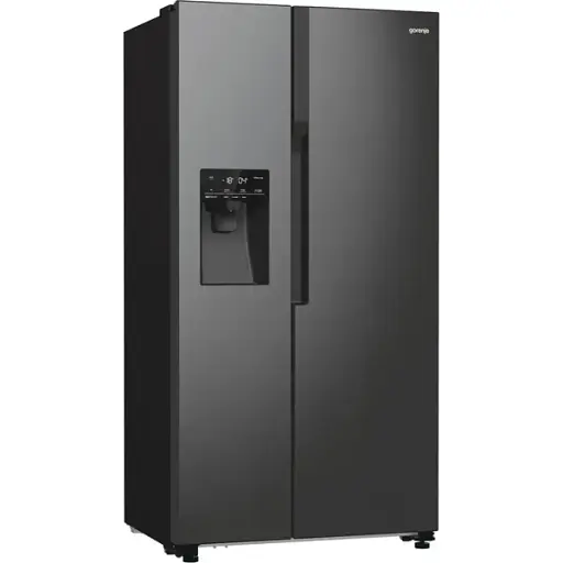 Холодильник Gorenje SBS 179х70х92 см 2 двери 376(190) л А++ NF+ Инв. диспенсер генератор льда Внешний диспл черный - фото 3