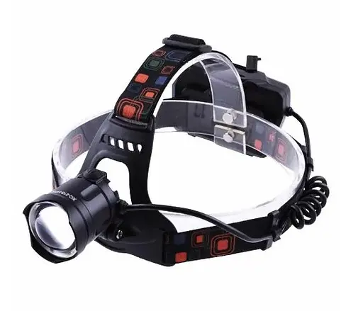 Налобный фонарь Police BL-XQ-218-HP50 Power bank + microUSB + 3х18650 + 3 режим