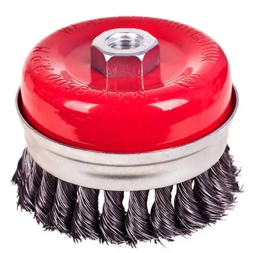 Щітка торцева Alloid Building Tools з крученого дроту посилена 100 мм (WB-20100U) - фото 1