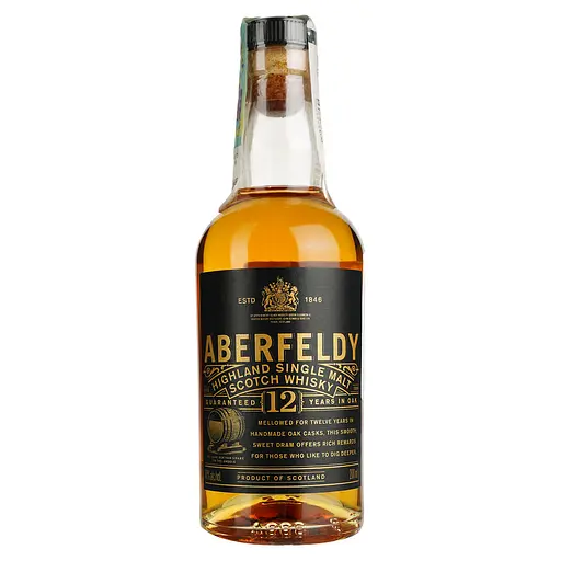 Виски Aberfeldy 12 Year Old GB 40% 0.2 л в подарочной упаковке - фото 2