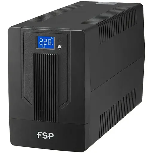 ИБП FSP iFP-2000, 2000ВА/1200Вт, LCD, Schukox4. 230V/50Hz, w/o RJ45, w/USB, Black, 12V/9Ahx2, CIS - фото 2