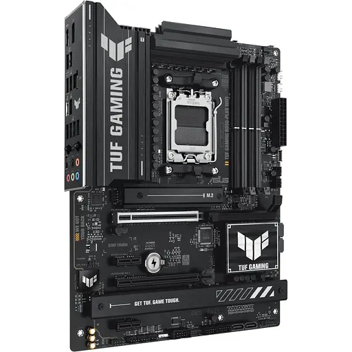 Материнська плата Asus TUF Gaming B850-PLUS WIFI sAM5 B850 4xDDR5 M.2 HDMI DP WiFi BT ATX - фото 3