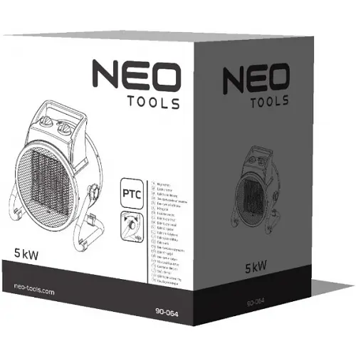 Теплова гармата Neo Tools 5 кВт (90-064) - фото 5