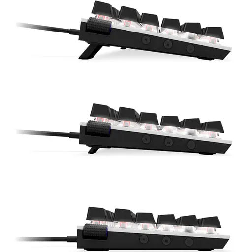 Клавіатура NZXT Function TKL RGB Gateron Linear Red Switches ENG USB Matte White (KB-1TKUS-WR) - фото 4