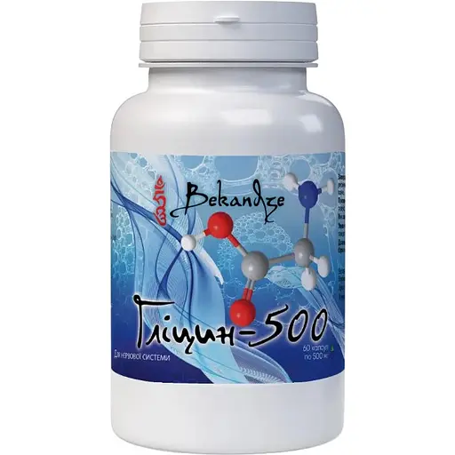 Глицин Bekandze 60 желатиновых капсул