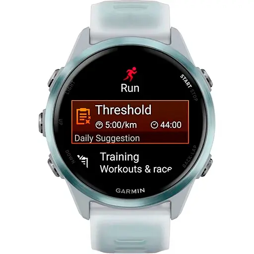 Смарт-годинник Garmin Forerunner 570, 42 мм Cloud Blue Aluminum with Translucent Whitestone/Cloud Blue Band 010-02970-01 (142392) - фото 2