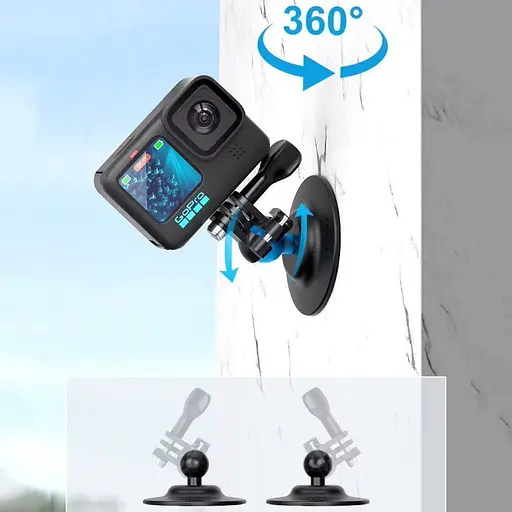 Крепление aMagisn AM16-A для GoPro/DJI Action на многоразовой клеевой основе (144273) - фото 3