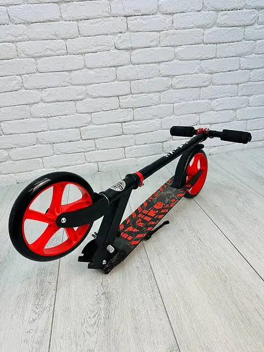 Детский двухколесный самокат iTrike SR 2-010-4-1 до 100 кг (Красный) - фото 6