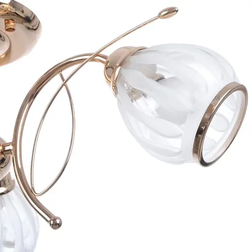 Люстра потолочная Brille классическая E14 40W G (LK-241C/3) - фото 3