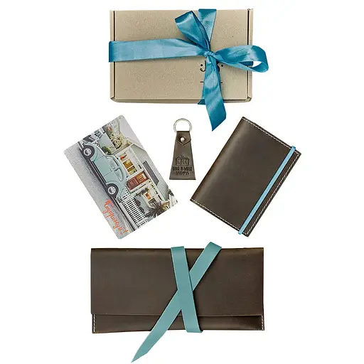 Набор кожаных аксессуаров для путешественника Флоренция - фото 6