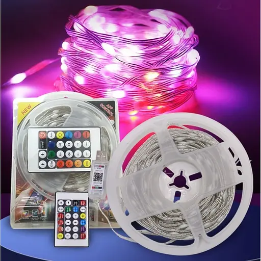 Гірлянда Brille 1936-03u Smart RGB 100 Led USB Bluetooth з пультом управління 20 м - фото 3
