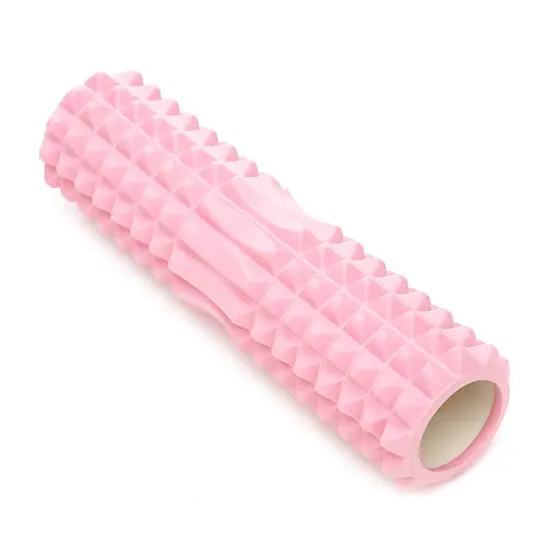 Массажный ролик Cornix EVA 45 x 14 см (валик, роллер) XR-0336 Light Pink - фото 4