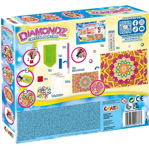 Набір для створення картини Craze Diamondz Мандала зі стразами (47767) - фото 3