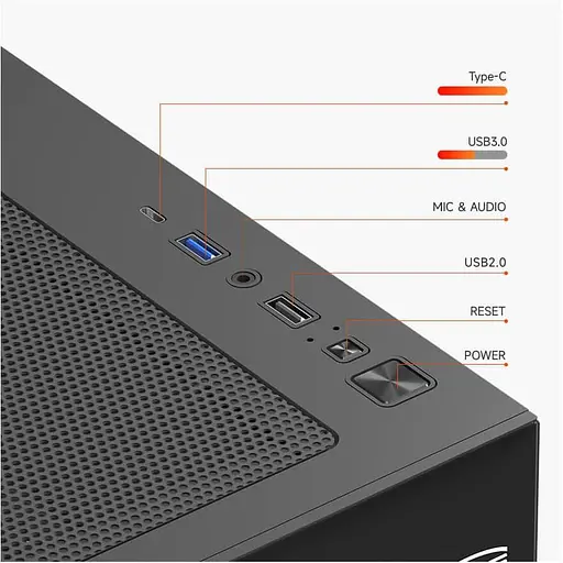 Корпус PcCooler CPS C3 T700 ARGB BK (C3-T700BKD401-GL) - фото 4