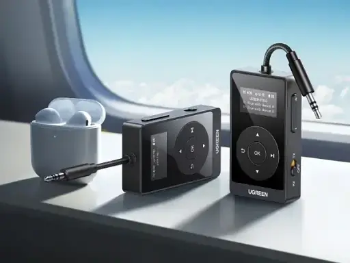 Bluetooth адаптер Ugreen BT503 BT5.3 Audio Receiver black - фото 4