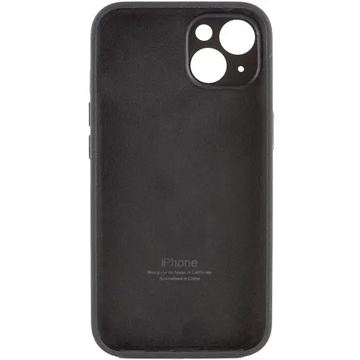 Чехол Epik Silicone Case Full Camera Protective (AA) для Apple iPhone 13 (6.1) Черный/Black - фото 2