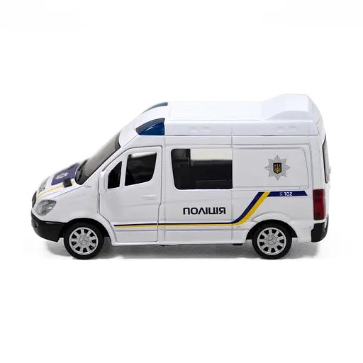 Автомодель детская Полиция MERCEDES-BENZ SPRINTER TechnoDrive 250294 инерционная - фото 9