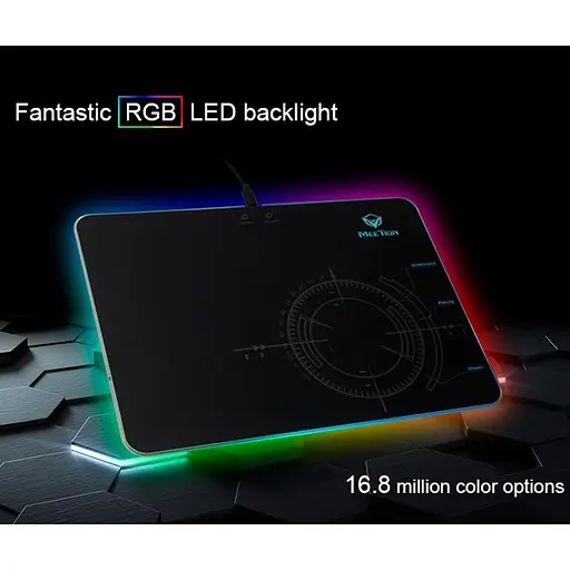 Коврик для мыши MeeTion Backlit Gaming Mouse Pad RGB MT-P010 - фото 8