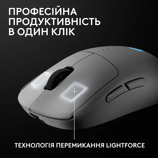 Мышь компьютерная Logitech Pro 2 Lightspeed White (910-007302, 910-007304) - фото 5