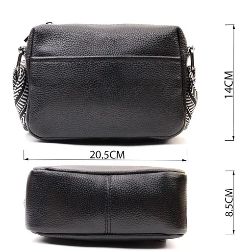 Кожаная женская сумка Vintage 20.5х14х8.5 см sum0026558 - фото 3