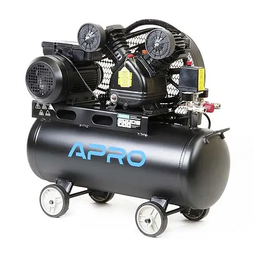 Компресор двоциліндровий пасовий Apro OFBD-50 2,2кВт 402 л/хв 50 л 30412 - фото 2
