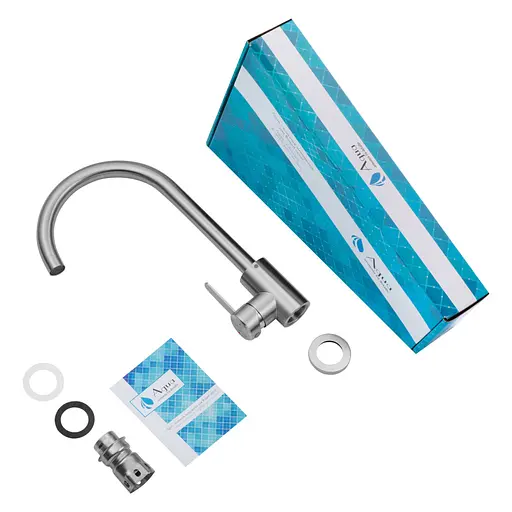 Змішувач для кухні Agua Elposo-INOX035 (CV035455) - фото 8