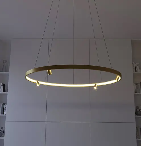 Люстра MJ-Light LOOP D740 4000K GD 12030 - фото 2