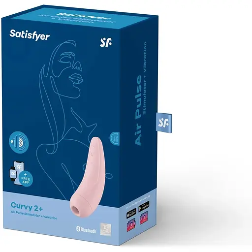 Вакуумний стимулятор Satisfyer Curvy 2+ Pink - фото 7