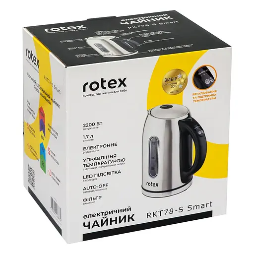 Электрочайник Rotex RKT78-S Smart - фото 9