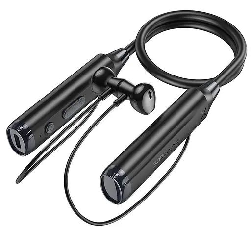 Навушники бездротові вкладки Borofone BE64 чорні - фото 2