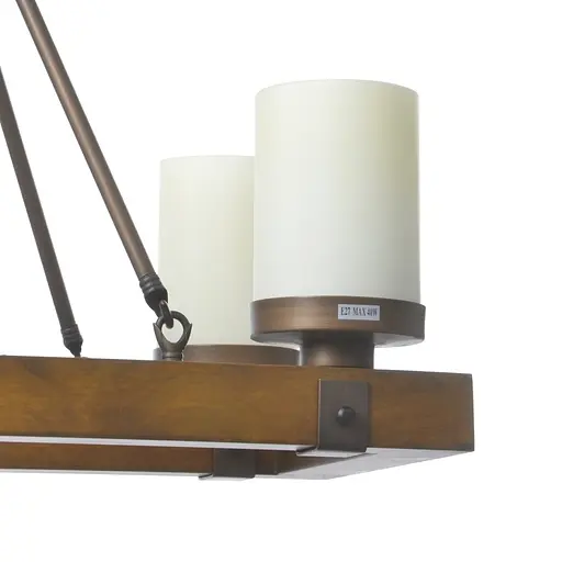 Люстра подвесная Brille кантри E27 60W BR (BL-395S/6) - фото 3