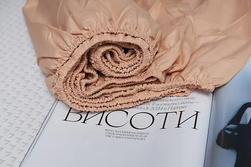 Простирадло на резинці Moon&Star Cream Бязь Gold Люкс 80х200х20 см - фото 2